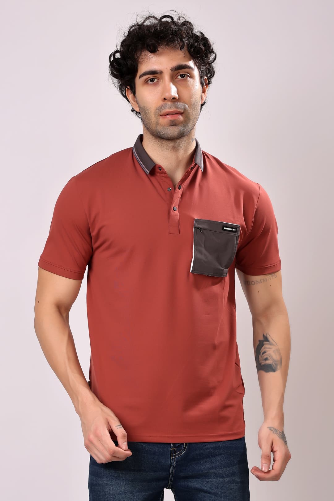 Solid Polo Tee: Versatile Style for Casual & Formal Occasions - Image 1