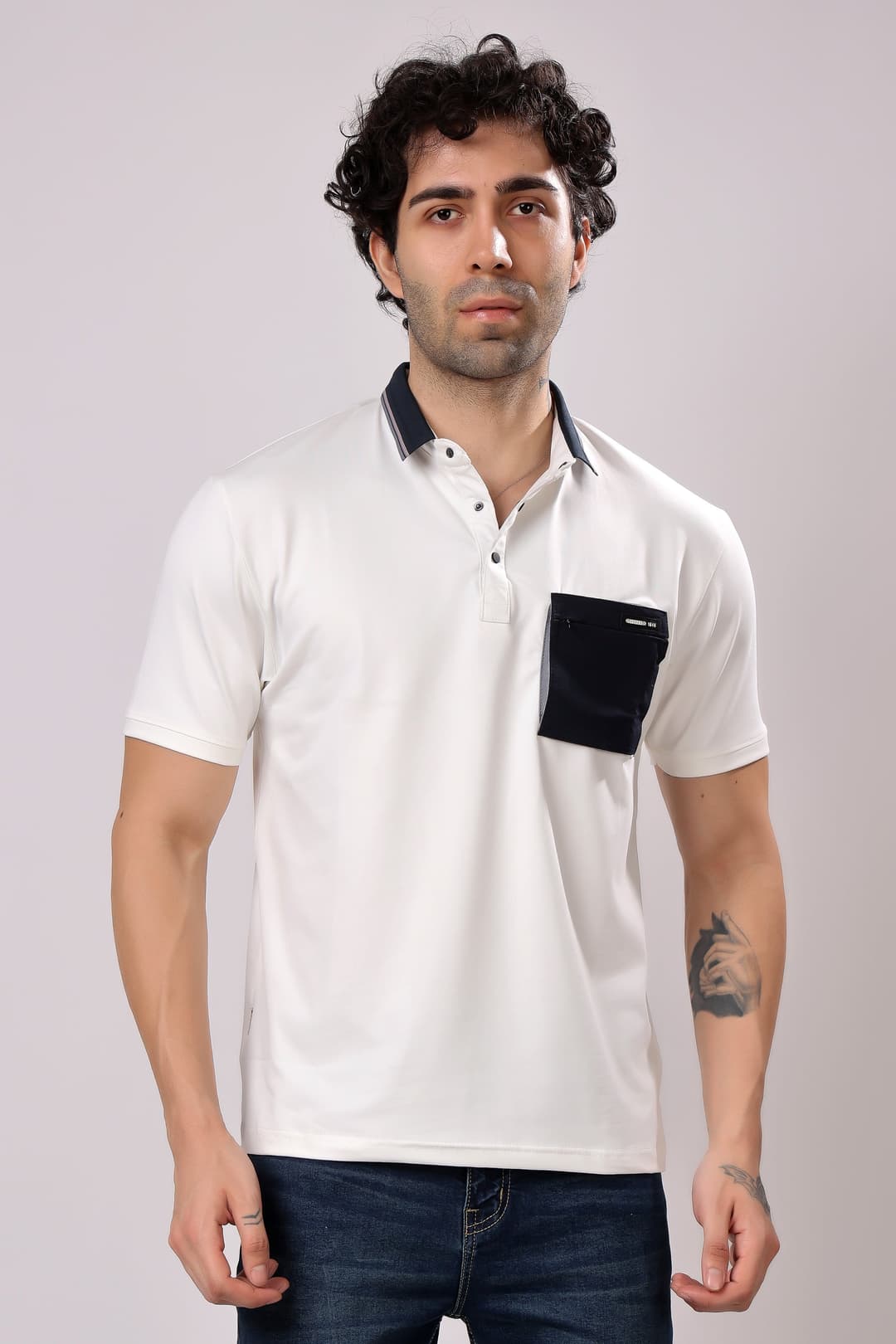 Solid Polo Tee: Versatile Style for Casual & Formal Occasions - Image 3